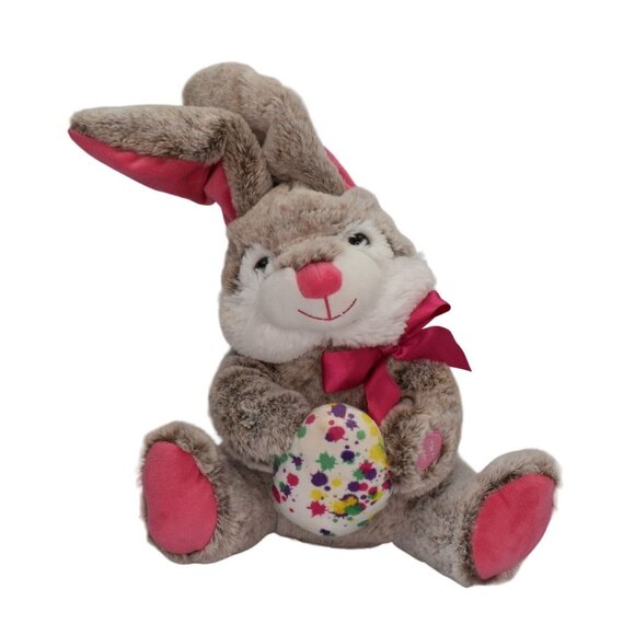 Goffa Plush Easter Bunny Rabbit Animated Dancing and Singing Easter Time Is Here - Picture 3 of 7